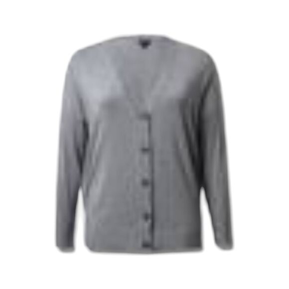 TORRID Plus Size New  Heather Gray Drop Shoulder Cotton Boyfriend Cardigan 4X - Picture 5 of 16